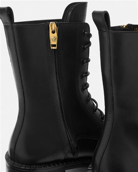 boot draw versace|versace lace up boots.